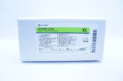 Halyard 69672 Hi Guard Ultra Full Coverage Boot, Size XL - Box of 30